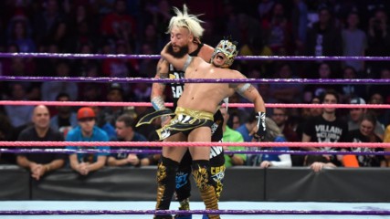 WWE Cruiserweight Champion Kalisto takes the fight to Enzo Amore: WWE 205 Live, Oct. 17, 2017