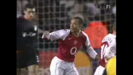 Thierry Henry And Denis Bergkamp