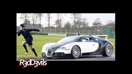 Cristiano Ronaldo Се Състезава Срещу Bugatti Veyron