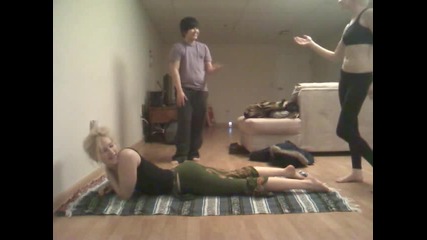 Epic acro yoga fail