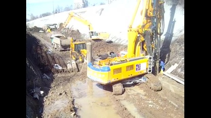 Строежа на втори Метродиаметър кв. Триъгълника 1