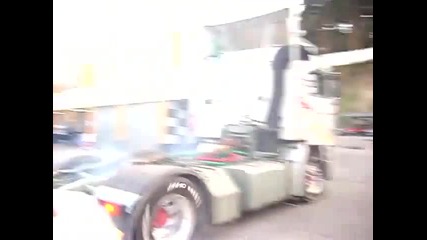 Volvo f12 пали гумите 