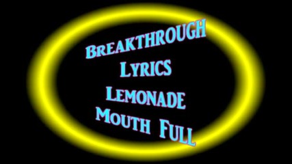 Lemonade Mouth - Breakthrough