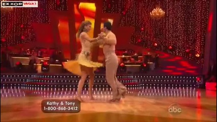 Dancing With The Stars Us - Салса - Kathy & Tony 