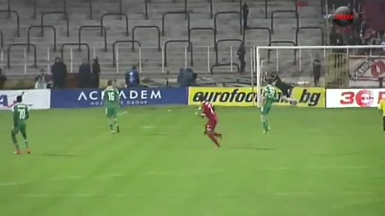 Феноменален гол на Бергонси срещу Литекс