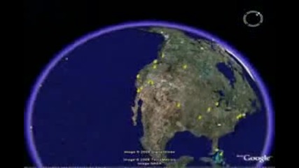 Google Earth - Истинско Нло на Area 51