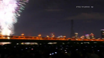 Фойерверки в Япония - Страхотна гледка ( Time Lapse )