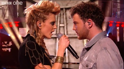 Danny and his team perform somebody That I Used To Know - The Voice Uk - Live Show 4 - 19.05.2012.