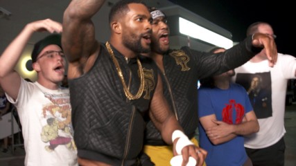 Tino Sabbatelli & Riddick Moss try to ruin Street Profits' celebration with NXT fans: WWE.com Exclusive, Nov. 15, 2017