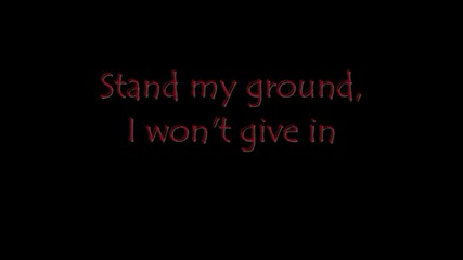 Within Temptation - Stand my ground + Lyrics