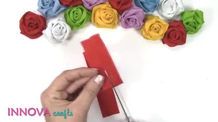 Как се прави реалистична роза от лента плат