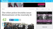 The Other Police Brutality Issue: Mistreatment of the Mentally Ill