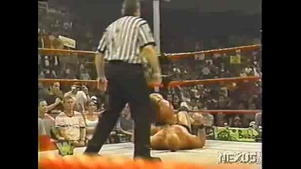 WWF Steve Austin, Dude Love &  The Undertaker vs. Bret Hart, Owen Hart & The British Bulldog - Flag Match (1997)
