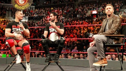 Christian invites Seth Rollins & Jason Jordan to "The Peep Show": Raw 25, Jan. 22, 2018