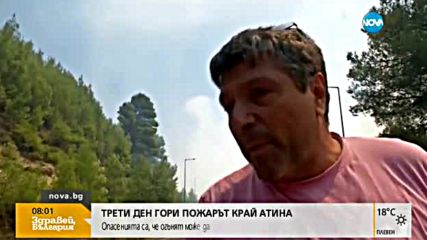 ПОЖАРИТЕ В ГЪРЦИЯ: Стотици се борят с огъня