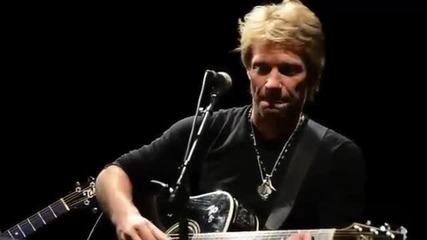 Jon Bon Jovi - Old Habits Die Hard (live 11_9_12) - Brand New Song