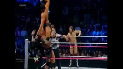 Cody , Goldust , Big E & Daniel Bryan vs. Randy & The Shield - Разбиване 25.10.2013