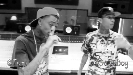 Soulja Boy & Tyga - Be Quiet ( Studio Performance )