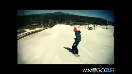 Лудият сноуборд трик 
