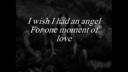 Nightwish - I wish I had an angel (lyrics)