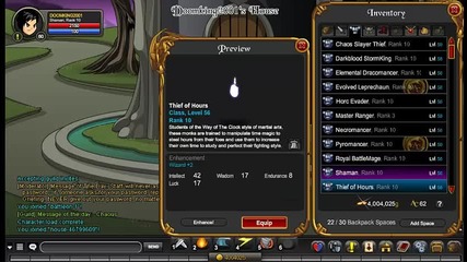 Adventure Quest My Hero Inventory