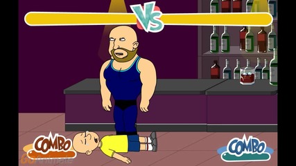 Caillou fights Wwe Big Show and gets grounded