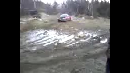 Trying to get up the hill in the neon 