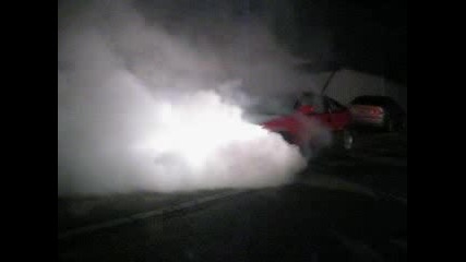 Honda Crx Burnout