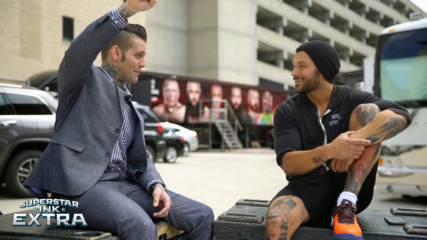 Which metal band did Corey Graves work for before WWE?: Superstar Ink Extra