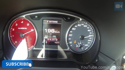 2013 Audi A1 Quattro mtm 380к.с. бързо ускорение 0-225 km/h