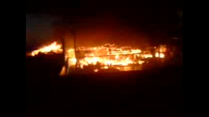 Пожар на плажа в Сл.бряг до хотел Бургас.