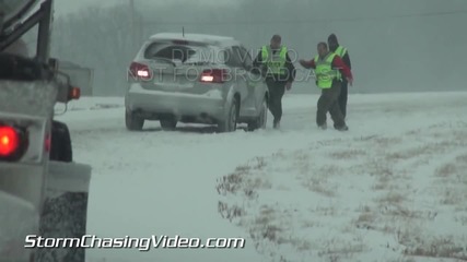Заседнали превозни средства през зимата в окръг Вашингтон 4.2.2014