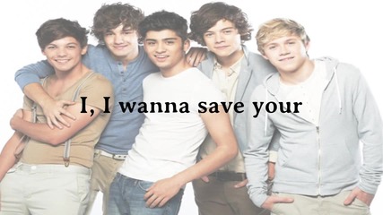 One Direction - Save You Tonight ( Lyrics + Pictures )