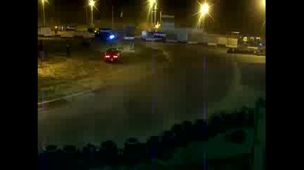 Cars drifting