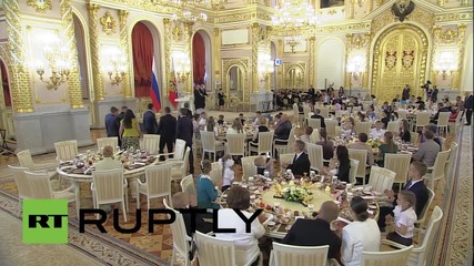 Russia: Putin presents families with 'Order of Parental Glory'