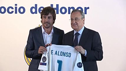 Фернандо Алонсо вече е част от семейството на Реал Мадрид