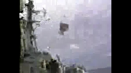 F 14 Explodes As It Breaks The Sound Barri