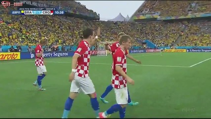 Brazil vs Croatia 0-1 / Marcelo 11' Own Goal - World Cup 2014
