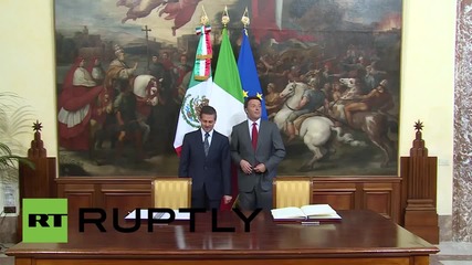 Italy: Nieto and Renzi meet in Rome amidst EU migrant crisis