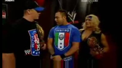 John Cena , Santino Marella And Beth Talk