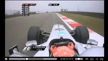Michael Schumacher -china . on bord 16.04 2011