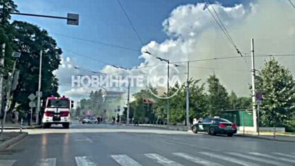 Запали се заведение на столичния булевард „Черни връх”