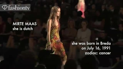 Julia Nobis & Mirte Maas - Top Models at Spring 2012 Fashion Week