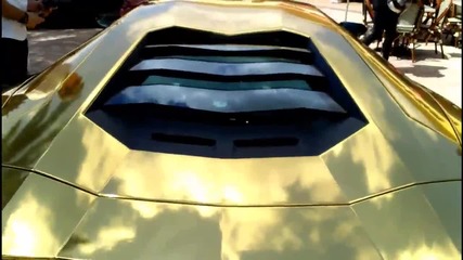 First Gold Plated Lamborghini Aventador Lp700-4 Better only
