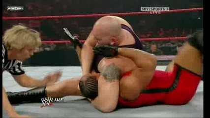 Raw 09/28/2009 M V P & Mark Henry vs Chris Jericho & Big Show [ Unified tag team championship]