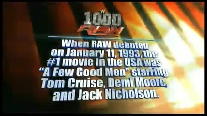 Wwe R A W епизод 1 000 - Част 12