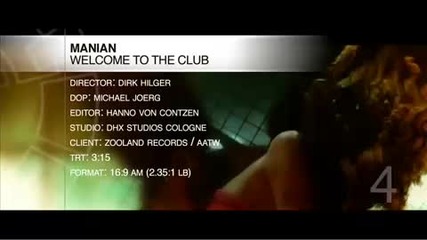 Manian - Welcome To The Club (official Video)