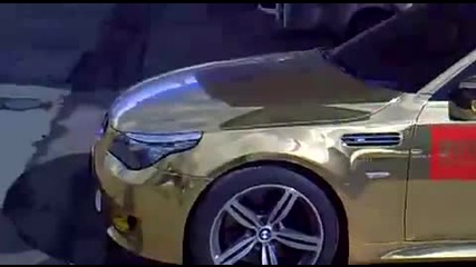 Златно Bmw M5