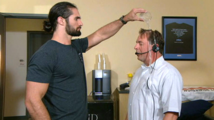 Seth Rollins dumps water on ESPN producer