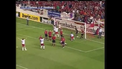 2006 Osasuna (spain) 1-sv Hamburg (germany) 1 champions League